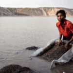 Woman Mining in the DRC