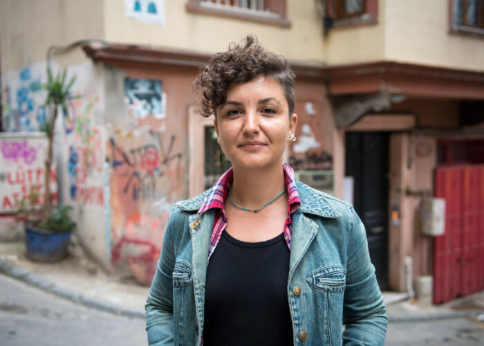 Portrait of Dicle Kilina, Women's Self Defense Workshop