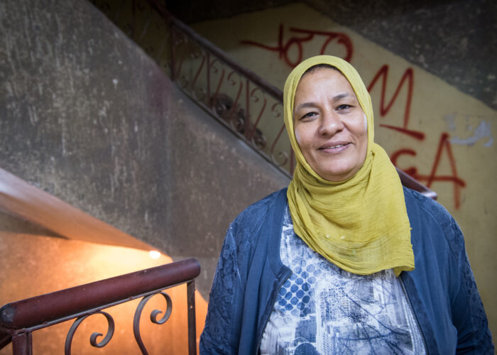 Portrait of Reda Shoukry, co-founder of Al Shehab Institution, Cairo, Egypt.