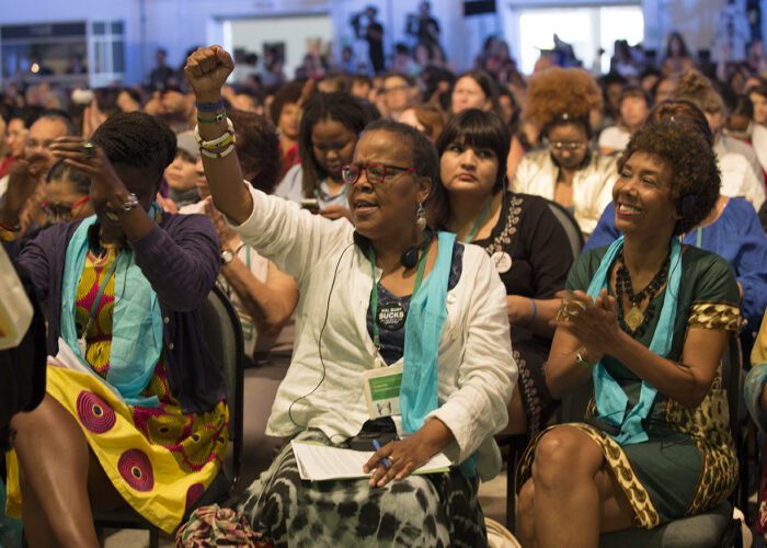 AWID 2016 Forum Fired Up Audience Member