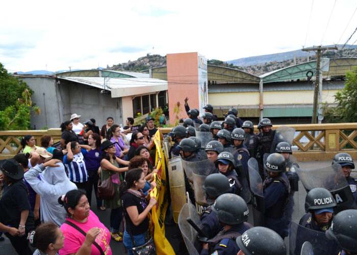 Women Crossing the Line Protest
