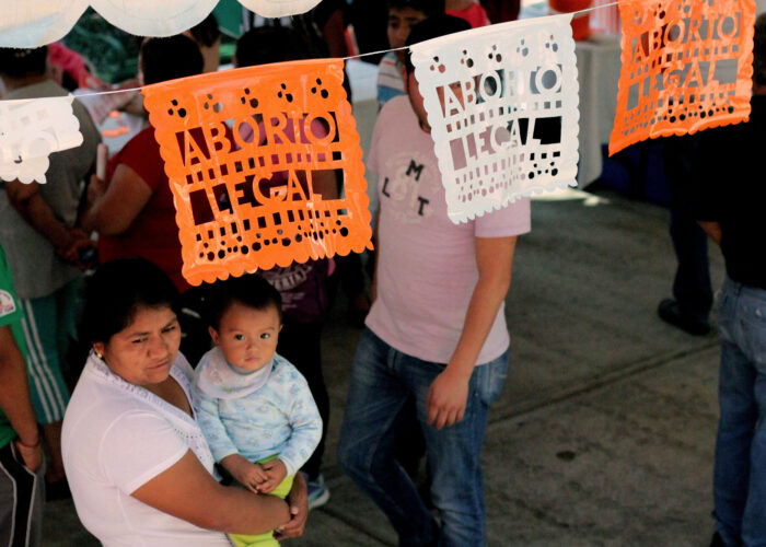 Ipas march to inform women about free, legal, and safe abortion services in Mexico City.