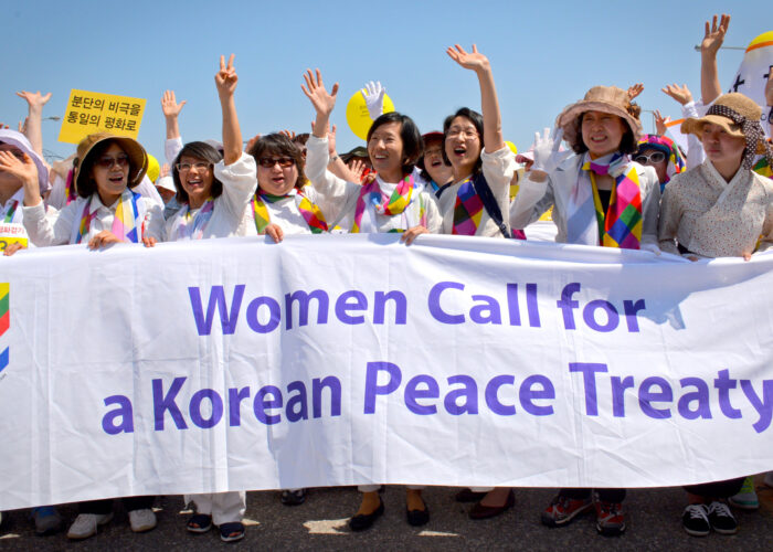 Women Call for Korean Peace Treaty supporters