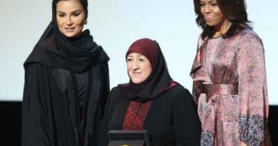 Dr. Sakena Yacoobi with Michelle Obama