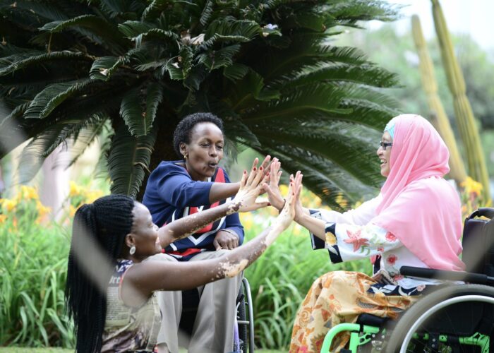 Disability Rights Fund three women