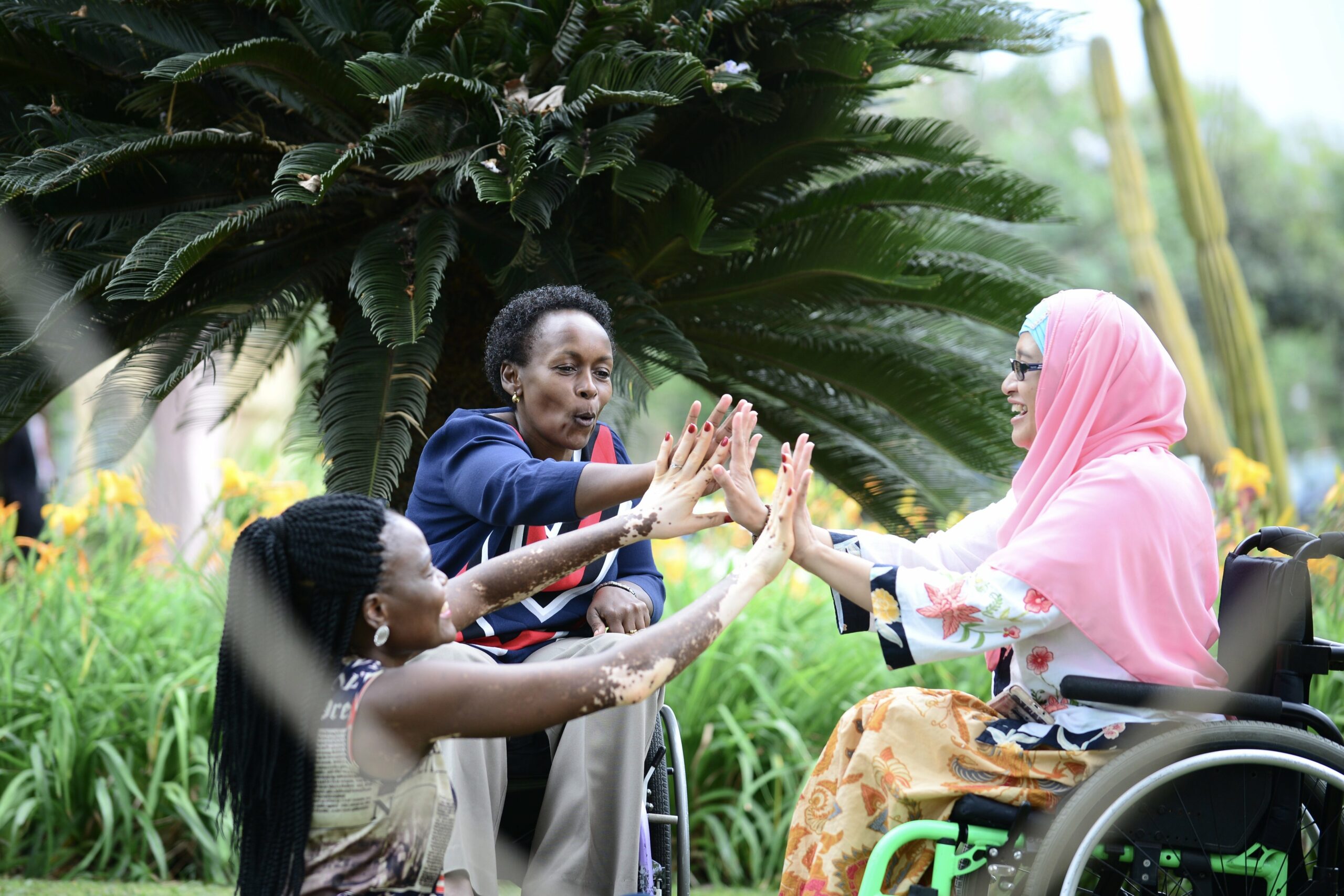Disability Rights Fund three women