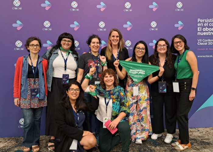 inroads members and team at the VII Conference for the Right to Abortion