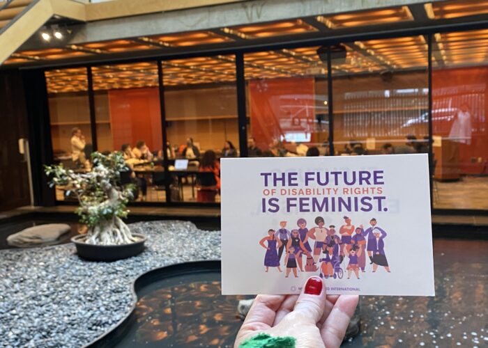 CoSP Conference Future is Feminist Postcard Photo