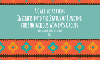 AWID FIMI IFIP Funding Report Cover