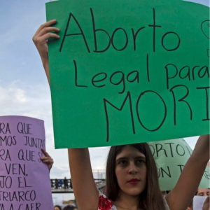 Consorcio Oaxaca News Cover Image of Protesters with Signs