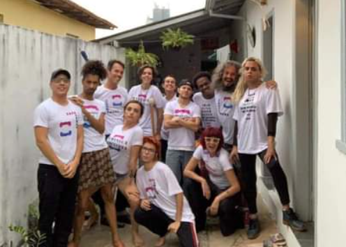 Transliteraria group photo in Brazil