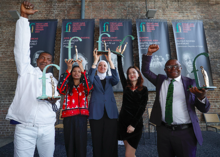 2023 Front Line Defenders award winners in Dublin, Ireland