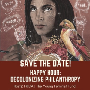 FRIDA Happy Hour Event Flyer