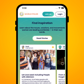 World Pulse App Screen