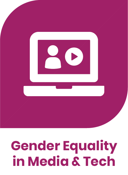 Amplifying Gender Equality in Media & Technology Icon