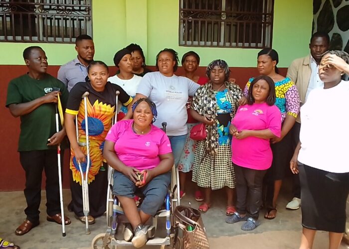 Veronica Ngum, Cameroon, Digital Ambassador and Featured Changemaker after a World Pulse Ambassador event for girls with disabilities