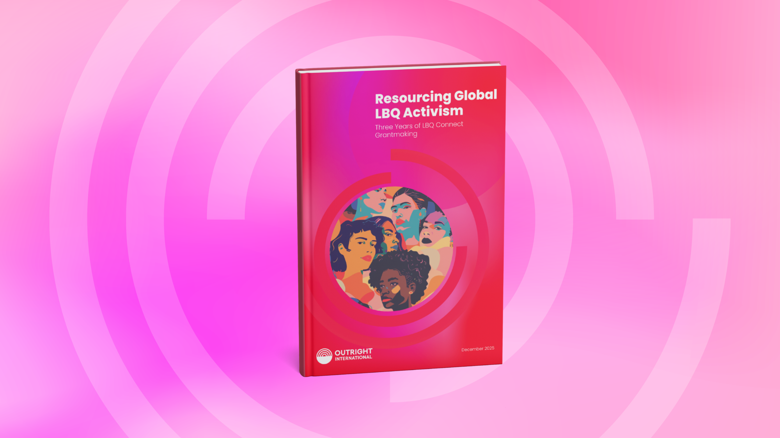 Graphic of Cover of Resourcing Global LBQ Activism